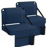 Stadium Bleacher Seat with Back Support and Cushion