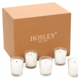 Hosley 20-Pack Ivory Unscented Votive Candles