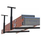 Adjustable Ladder Ceiling Rack for Kayak & Gear, Black