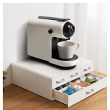 Navaris Coffee Pods Holder, Cream, 4-Drawer Storage