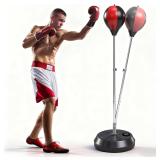 Punching Bag with Stand   Height Adjustable Boxing Bag