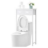 MOHOPE 2-Tier Over-Toilet Storage with 2 Drawers, White