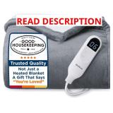 Bedsure Heated Blanket Throw - 50x60, Grey