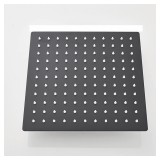 Matte Black Chrome Ultrathin Rainfall Shower Head