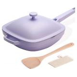 Ti-Ceramic 10.5' Pan with Lid, Nonstick Saute