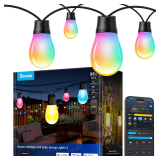 $120 Govee S14 Outdoor String Lights 96ft RGBIC
