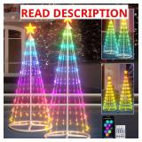 Smart Lighted Christmas Cone Tree Outdoor RGB LED Decor