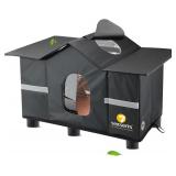 Texsens Outdoor Cat House - Weatherproof Large Shelter