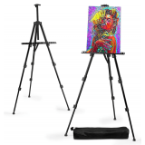 RRFTOK Easel Stand: Metal Tripod, 17 66', Black