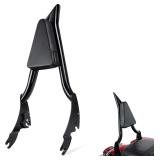Benlari Sissy Bar Backrest 28' for Harley Touring Black