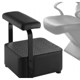 Independent Footrest for Backwash Spa Stool Set, Black