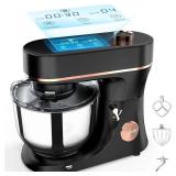 $128 Stand Mixer 6QT with LED Screen, 11-Speed, Black