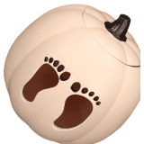 Halloween Resin Pumpkins Lamp LED Light Ornament