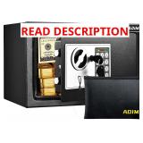 ADIMO Safe Box Dorm Room 0.5 cu ft with Fireproof Bag
