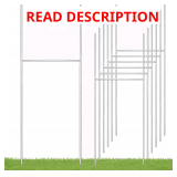 6 Pack Yard Sign Stakes, 17X7 INCH H Frames Yard