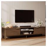 $200 TV Stand for Living Room - 80' Walnut Console 71'