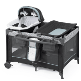$140 Qutanix 5-in-1 Pack and Play Foldable Baby Crib