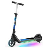 Kids Electric Scooter 6-10, Adjustable Speed & Height