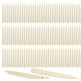 Baquler 100 Pcs Flameless LED Taper Candles 8.5' Ivory