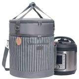 Fun Elements 8 Qt Instant Pot Double Layer Carrier Bag