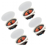 $107 Herdio 6.5' 600W Bluetooth Ceiling Speakers (4)