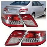 $154 4Pcs LED Rear Tail Light for 2010-2011 Camry RedLens