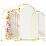 3 Metal Arch Backdrop Stands with Covers (7.2FT-6FT)