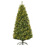 GOFLAME 4ft Pre-Lit Artificial Christmas Tree with Stand