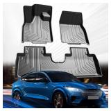 Ford Mustang Mach-E Floor Mats, All Weather, Black