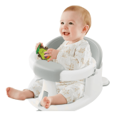 Baby Bath Seat for Babies 6-24 Months, Non-Slip Grey