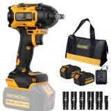 Devonic 21V Cordless Impact Wrench, 450N m, 2800RPM