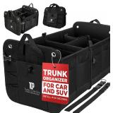 TRUNKCRATEPRO Trunk Organizer: Adjustable, Collapsible