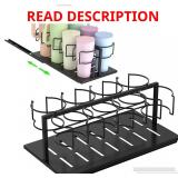 Pull Out Water Bottle Organizer for Stanley, Cup Holder