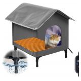 Bestier Heated Cat House for Outdoor, 26' Shelter