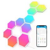 $140 Govee Glide Hexa Panels, RGBIC LED Wall Lights (10)