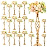 $165 Rtteri 20Pcs Large Wedding Centerpiece Tall Metal Stand