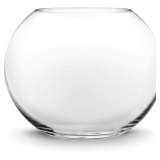CYS EXCEL Glass Bubble Bowl 2-Gal Vase Terrarium Globe
