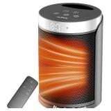 AUBKN Space Heater 1500W PTC Ceramic, Remote