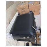 Black ￼travel bag with wheels