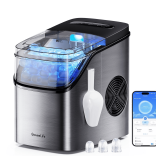 $135 GoveeLife Ice Maker, Countertop, 9 Cubes/6 Min, Silver