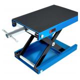 Motorcycle Lift Scissor Jack, 1200 LB Capacity, Blue