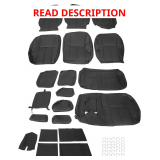 $344 Chevy/GMC Crew Leather Seat Cover Set 2007-2013