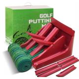 Golf Putting Mat - Indoor Practice with Ball Return