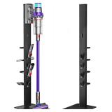 Dyson Gen5 V6 Vacuum Stand, 4 Hooks/Shelves, Black