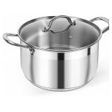 Kirecoo 8 Qt Stainless Steel Stock Pot with Lid