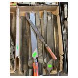 Box of various files and rasps