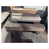 1 wooden furniture dolly