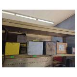 Mechanical packing spools in the boxes.