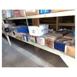 Contents of shelves miscellaneous carriage bolts
