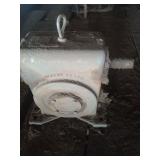 industrial gear reducer or gearbox. Condition unknown.
